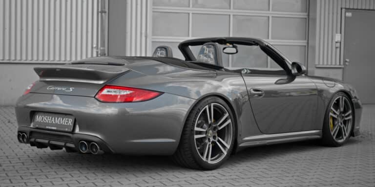 Porsche-997-Carrera-S-Ducktail-Diffuser-Xpipe-Lowering-TraditionRS-Bodykit-MOSHAMMER